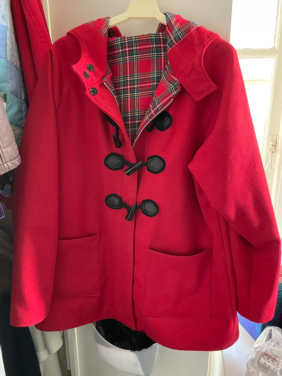 Customer photo review of Plain Wool Blend Fabric