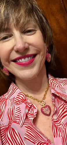 Customer photo review of Love Me Earrings