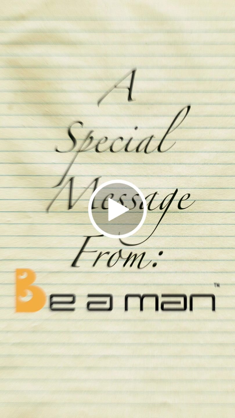 Customer video review of Personalized Be A Man Reel