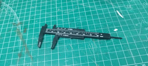 Reseña con foto de un cliente sobre Pie de rey