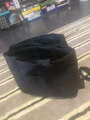 Customer photo review of LuxeLittleOne™ Canvas Mini Tote