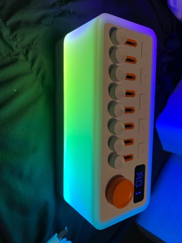 Customer photo review of DreamBeat 3-in-1 Sleep Therapy Soundbox
