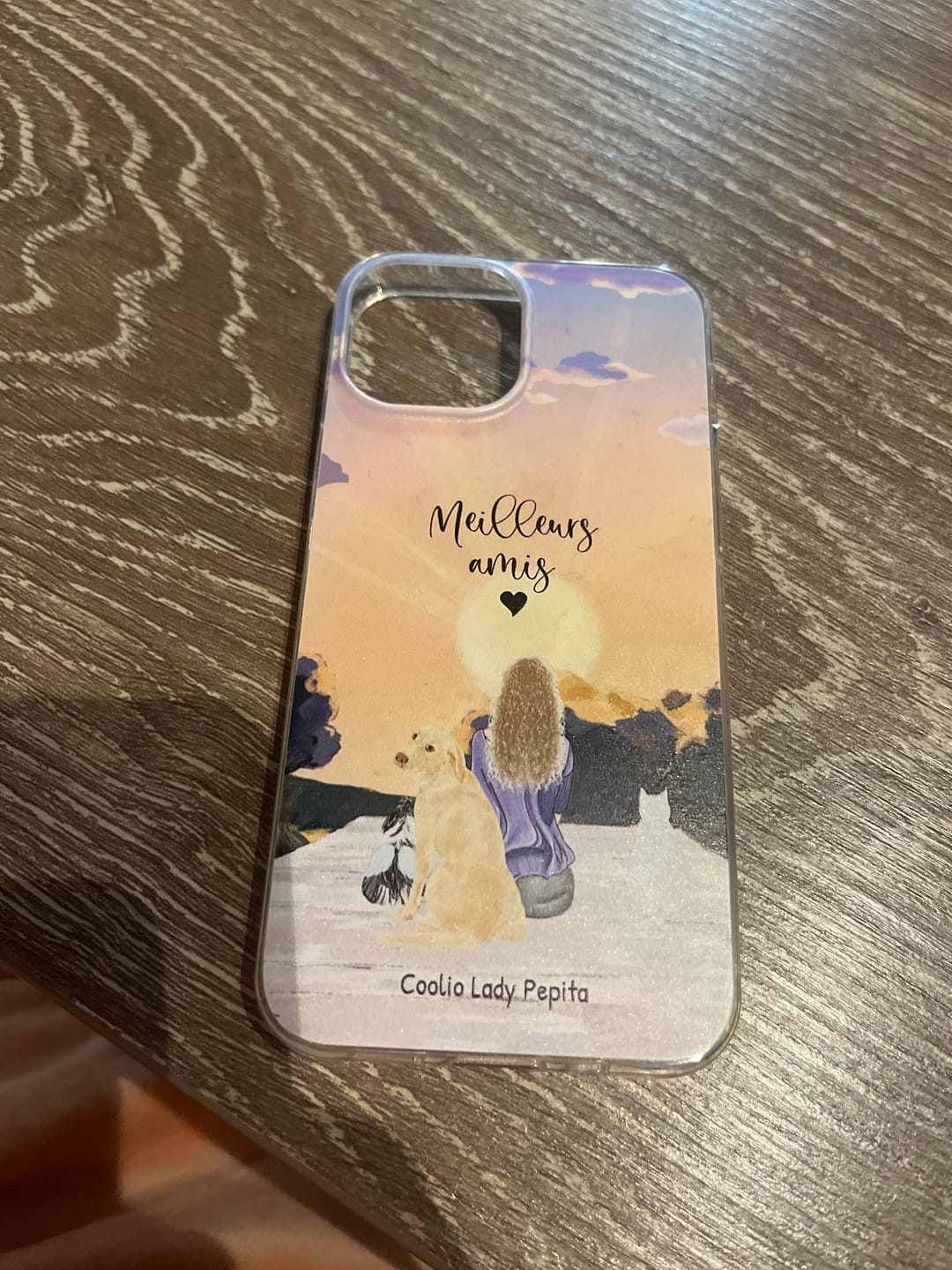 Customer photo review of Meilleurs amis - Coque de téléphone personnalisée