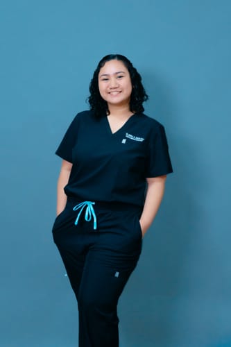 Customer photo review of Jogger MoveTech® Scrub Pants - Women / So Black