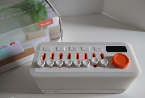 Customer photo review of DreamBeat 3-in-1 Sleep Therapy Soundbox