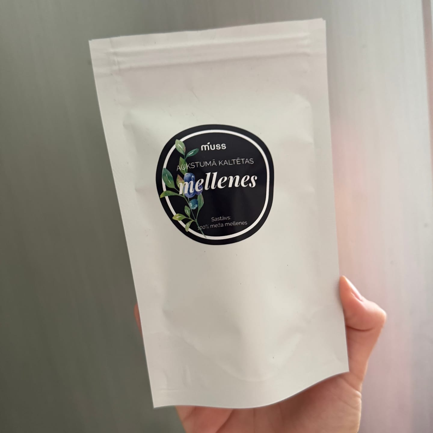 Customer photo review of Aukstumā Kaltētas Mellenes