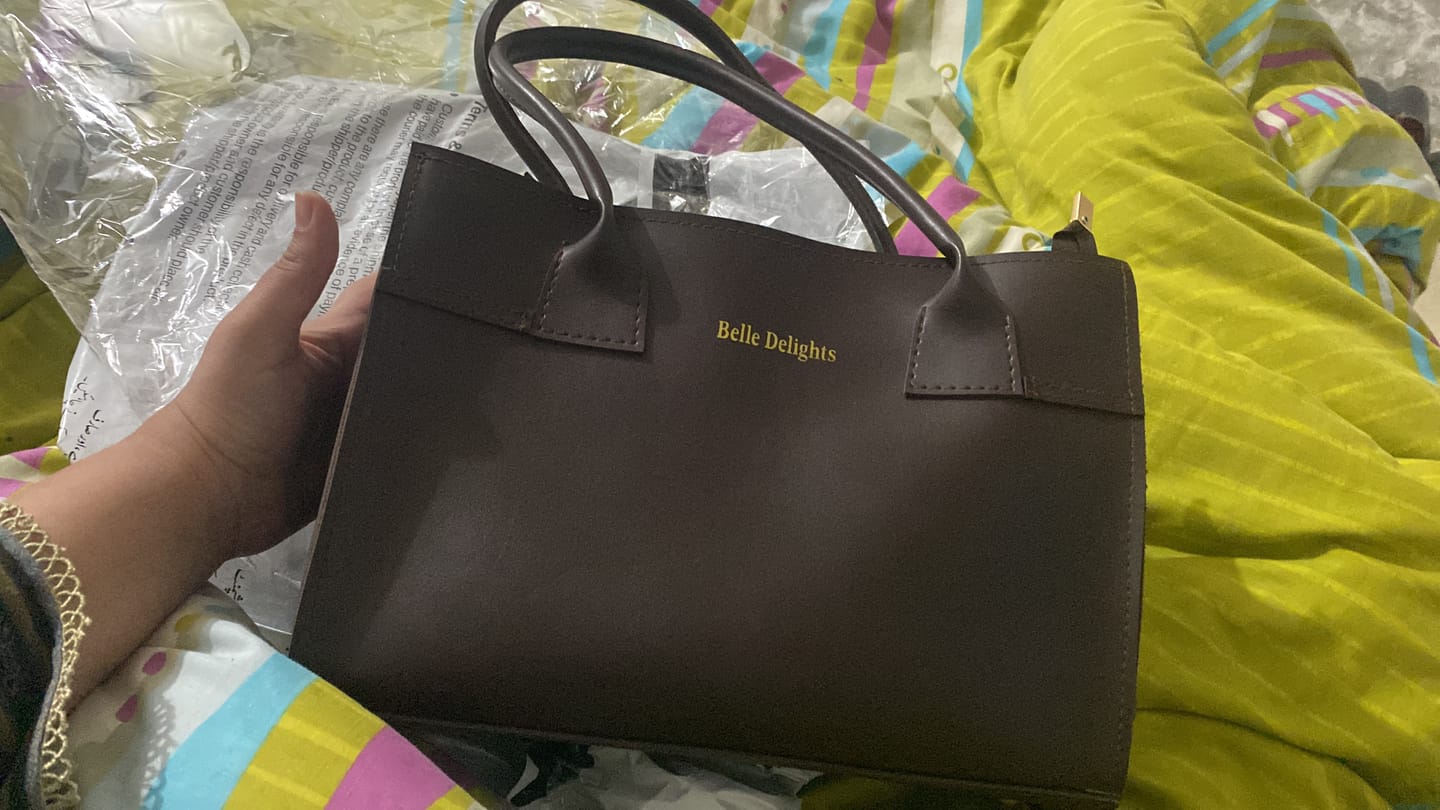 Customer photo review of Brown Belle The Classic Bag