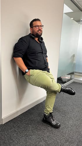 Customer photo review of The Veldskoen MoveMe Ranger Boot (Black leather with Black sole)