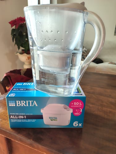 Customer photo review of BRITA MAXTRA PRO ALL-IN-1 Per Caraffa Filtrante Acqua, Confezione 6 Filtri MAXTRA PRO ALL-IN-1, Riduce Cloro, Calcare e Impurità