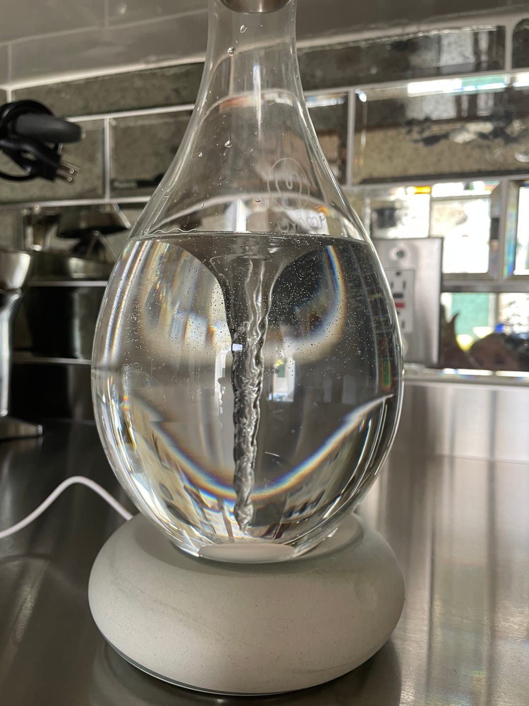 Customer photo review of Swirl Structured Water Carafe
