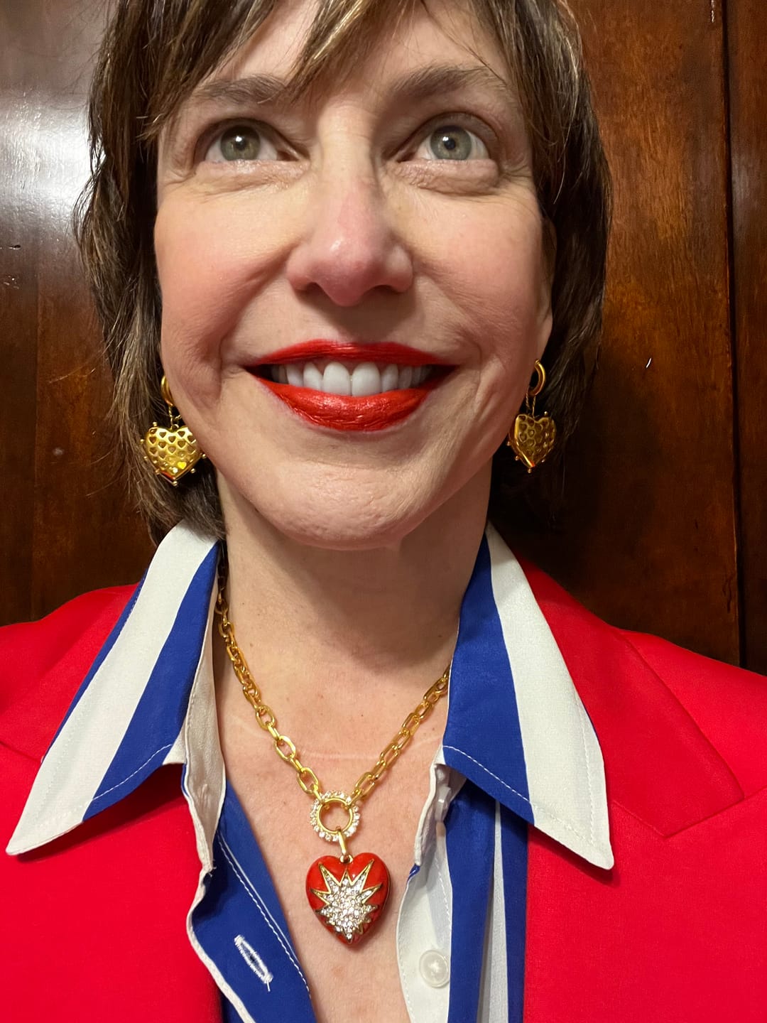 Customer photo review of Heart of Tefiti Necklace