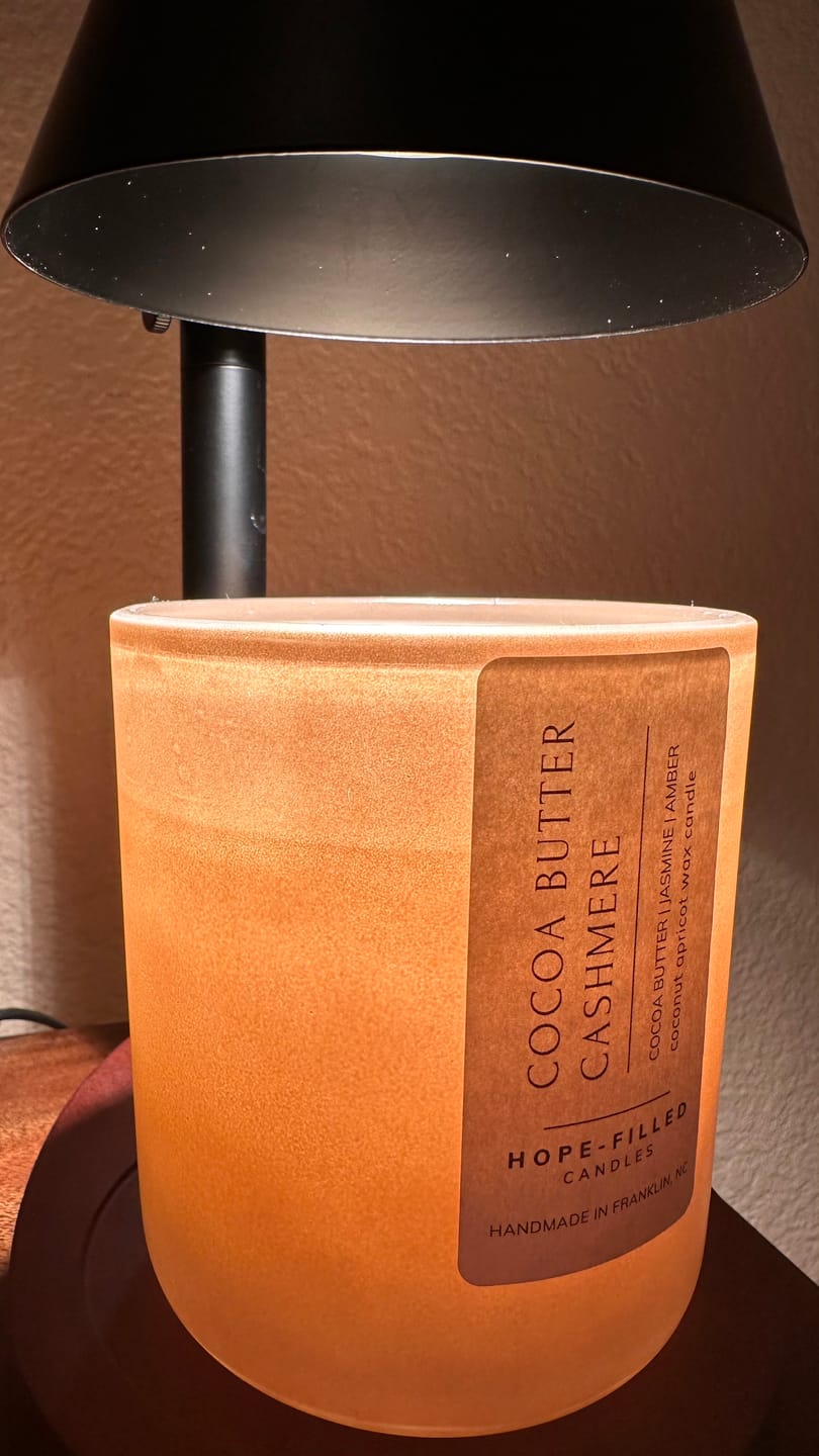 Customer photo review of Candle Club Subscription