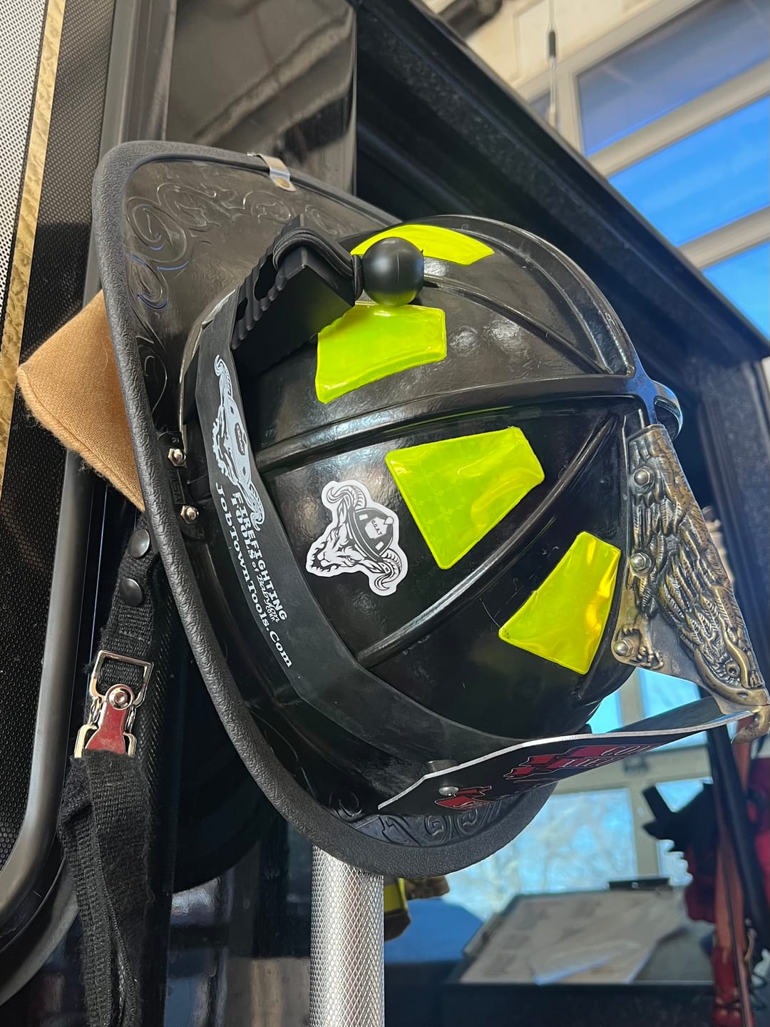 Customer photo review of Helmet Band - MADE IN USA
