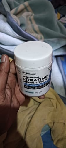Customer photo review of Wellcore - Micronised Creatine Monohydrate (100g, 33 Servings)