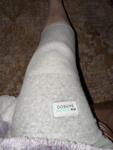 Customer photo review of Premium Bamboo Knee Sleeve (Single)