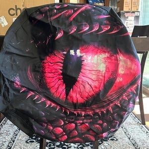 Customer photo review of Pink Dragon Eye Spare Tire Cover, Car Back Extra Rear Wheel Accessories Custom Unique Design Backup Camera Hole Auto RV Camper Trailer