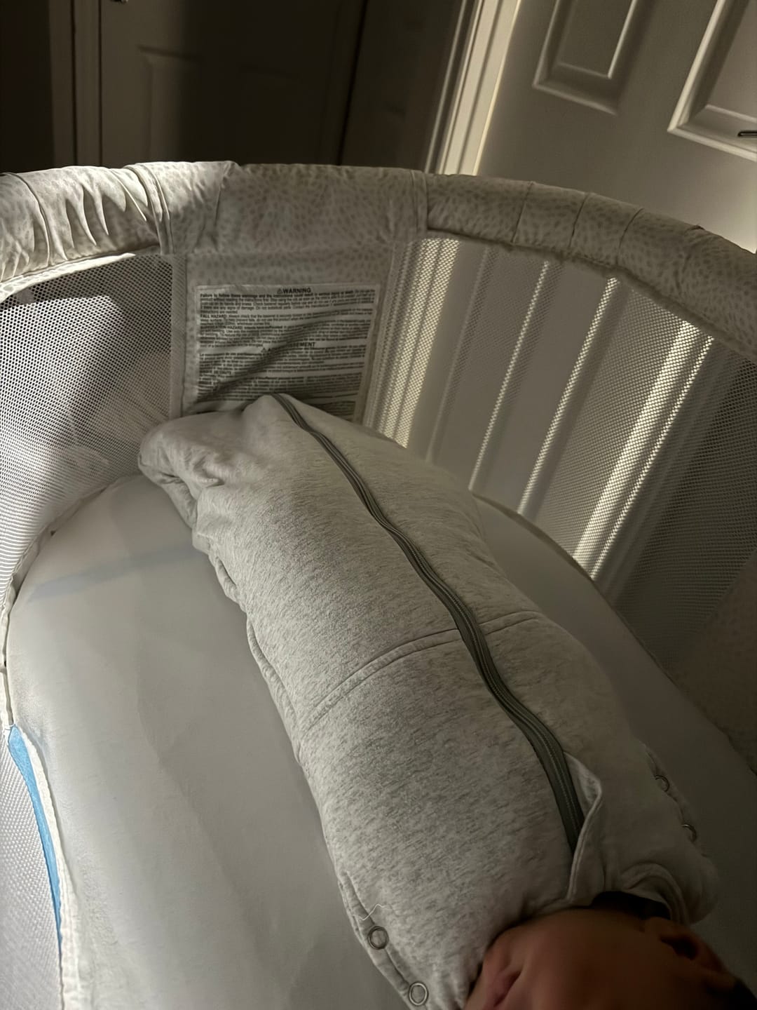 Customer photo review of sleep swaddle bag | 0-3 Months | 2.5 Tog