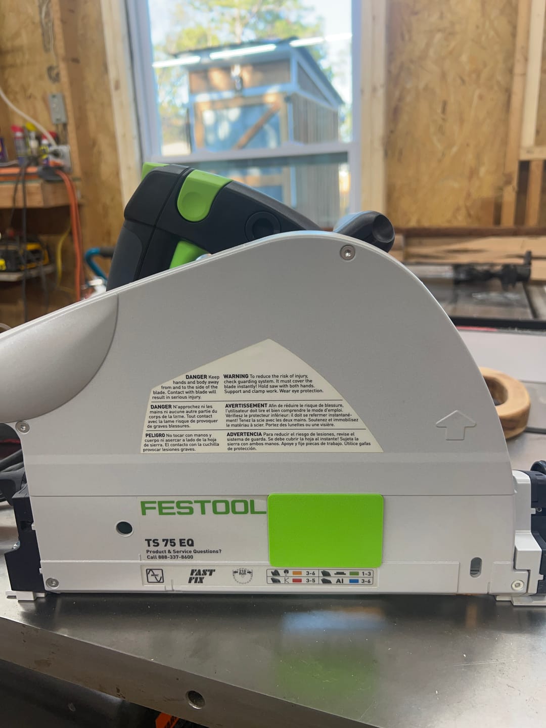 Customer photo review of Track Saw Dust Cover Compatible with Festool TS75