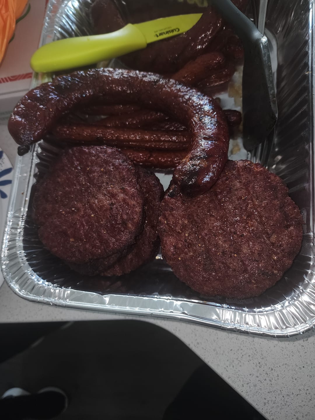 Customer photo review of Oxtail Infused Beef Sausage