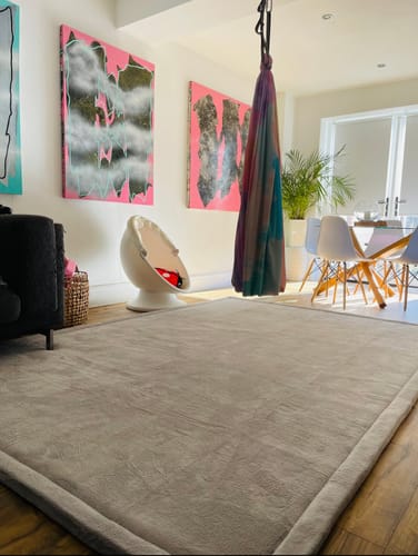 Customer photo review of Grey Play Mat