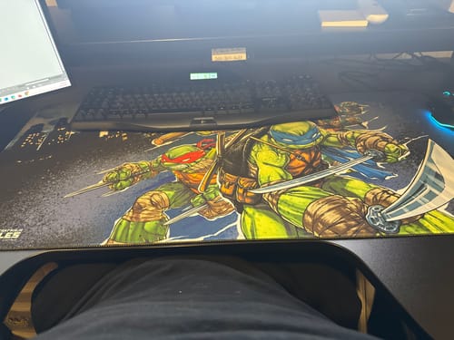 Customer photo review of Oni Deskpad - Teenage Mutant Ninja Turtles