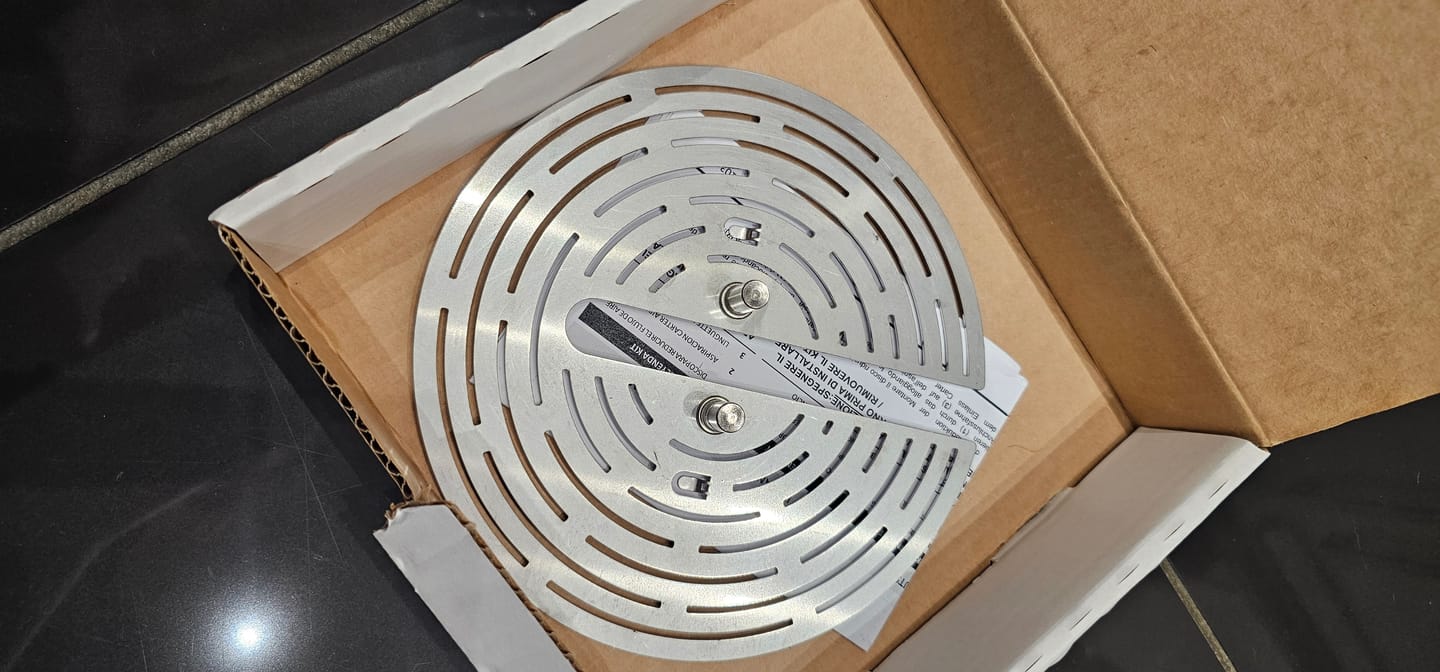 Customer photo review of Unox Oven Air Flow Reduction Kit XC606