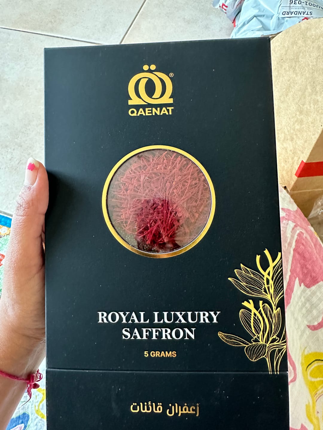 Customer photo review of Royal Luxury Saffron