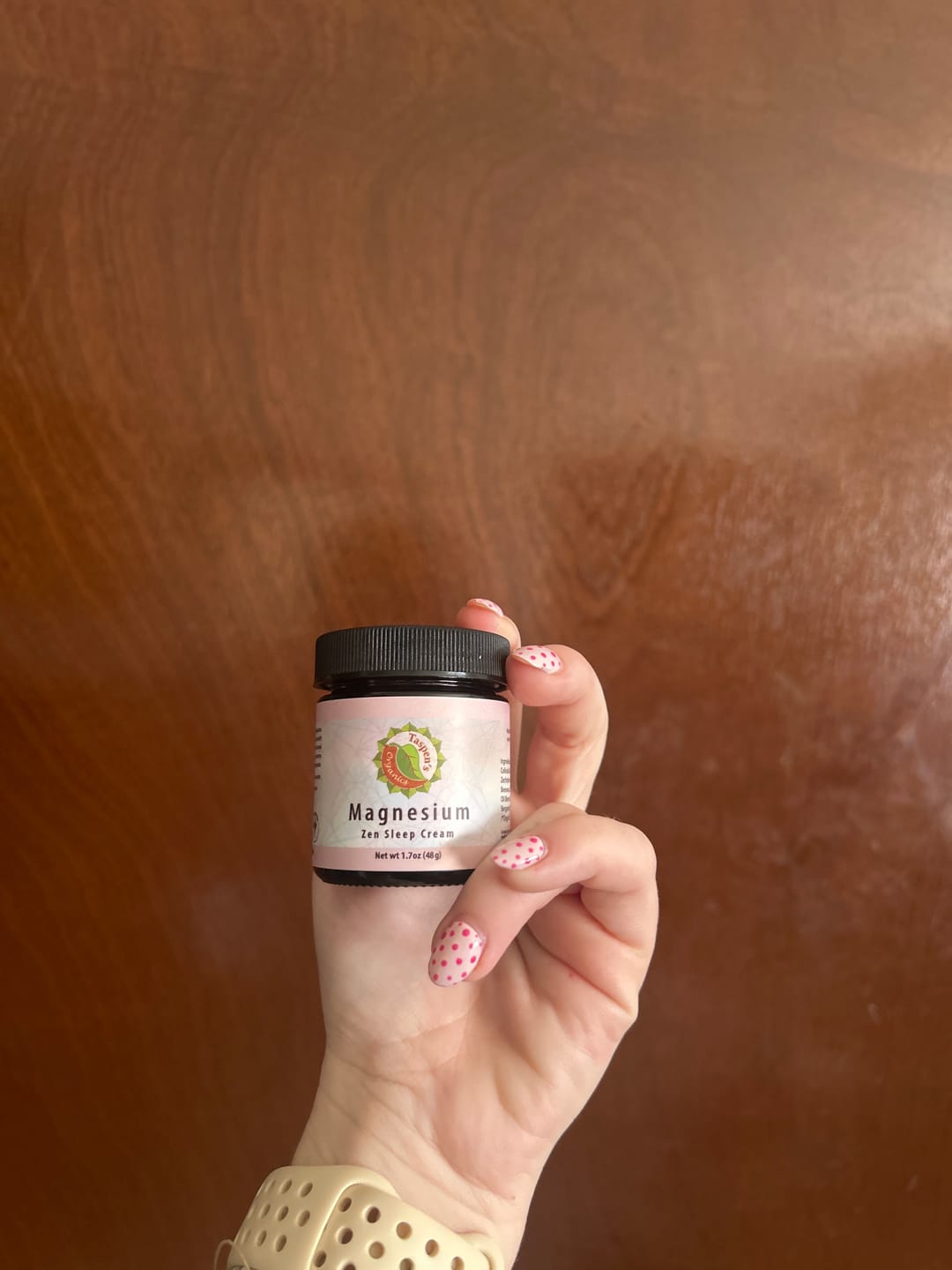 Customer photo review of Magnesium Zen Sleep Cream