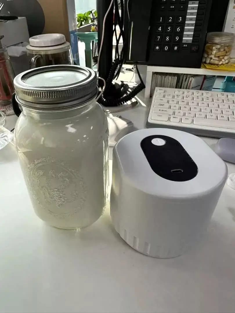 Customer photo review of Mason Jar Vacuum Sealer Kit