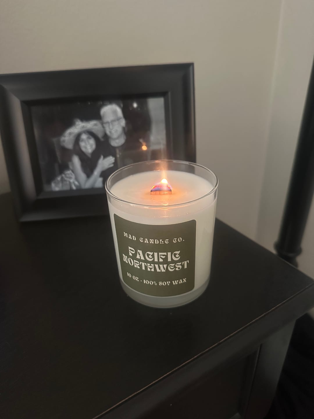 Customer photo review of PACIFIC NORTHWEST SOY CANDLE - 10oz GLASS JAR