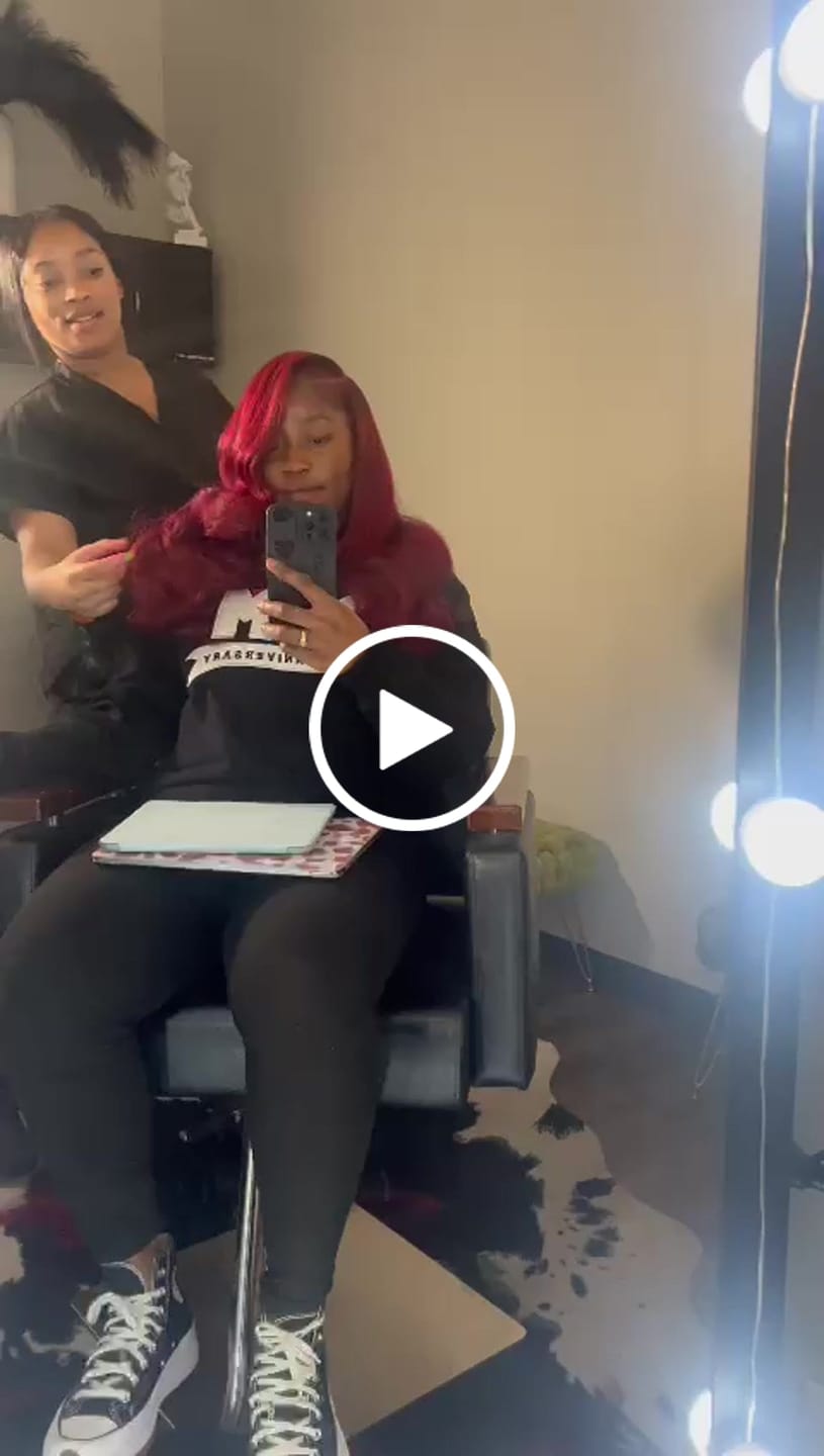 Customer video review of Indian Grey Hair Extensions