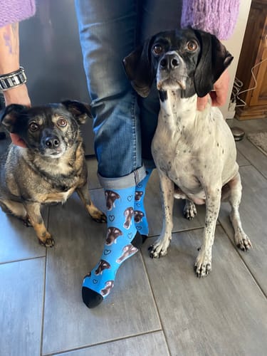Andrea G. review of Personalisierte Socken mit deinem Haustier image 1 out of 1