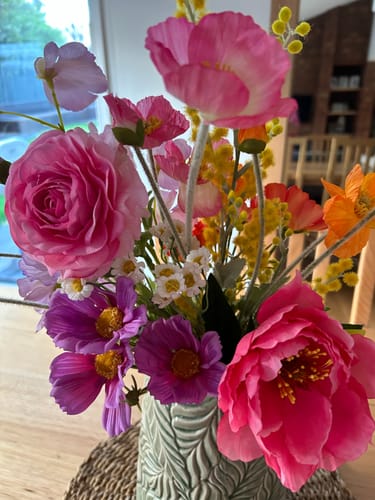 Customer photo review of Bright Silk Flowers