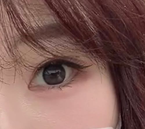 Customer photo review of Aery Rose 1Day Lucid Black