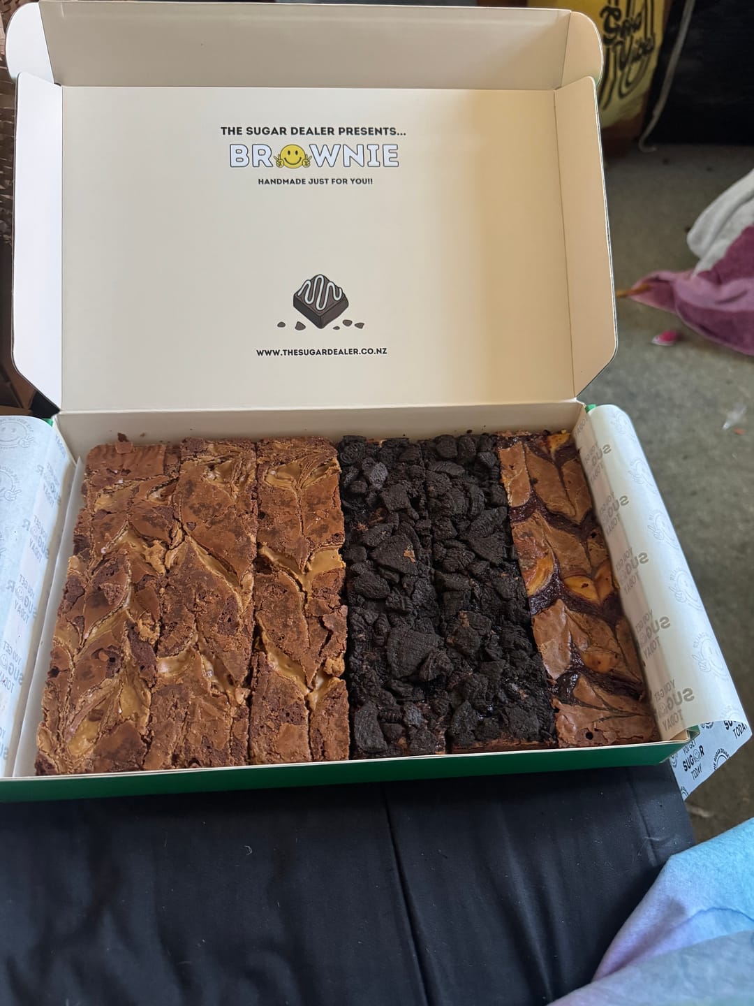Customer photo review of Mega naked brownie