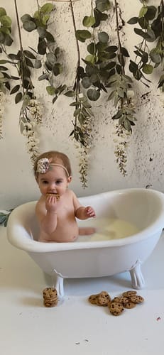 Customer photo review of Mia Floral Headband