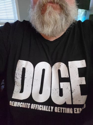 Customer photo review of DOGE T-Shirt