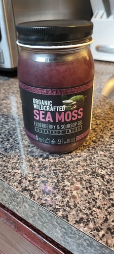 Customer photo review of Elderberry and Soursop Infused Sea Moss Gel