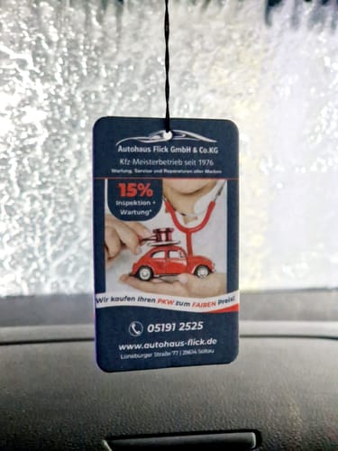 Daniel F. review of Duftbaum mit ihrem personalisierten Logo bedruckt image 1 out of 2