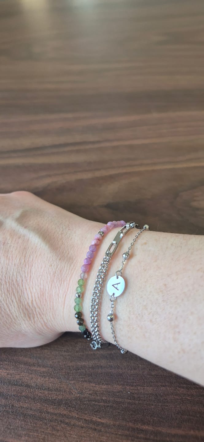 Customer photo review of Pulsera Doble Diseño