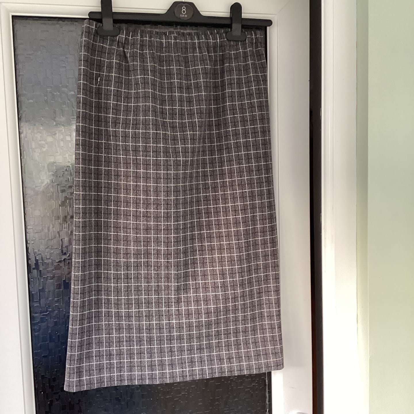 Customer photo review of Checkered Soft Wool Touch Fabric