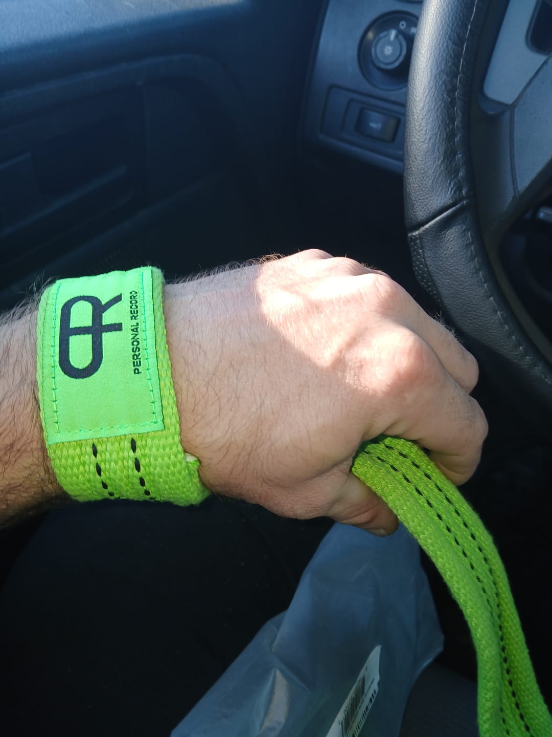 Customer photo review of Personal Record Heavy Duty Premium Straps - PR902 - Neon