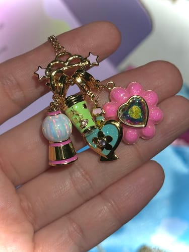 Customer photo review of Gumball Charm Gold