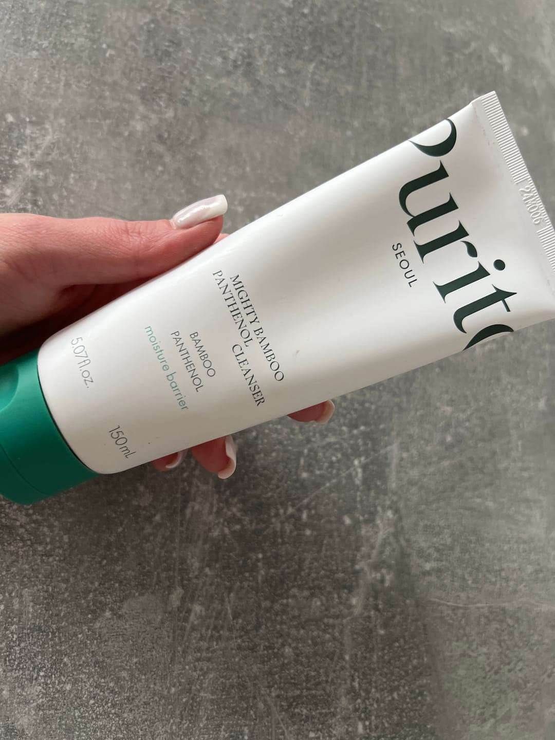 Customer photo review of Gels sejas mazgāšanai ar bambusa ekstraktu un pantenolu Purito Seoul Mighty Bamboo Panthenol Cleanser