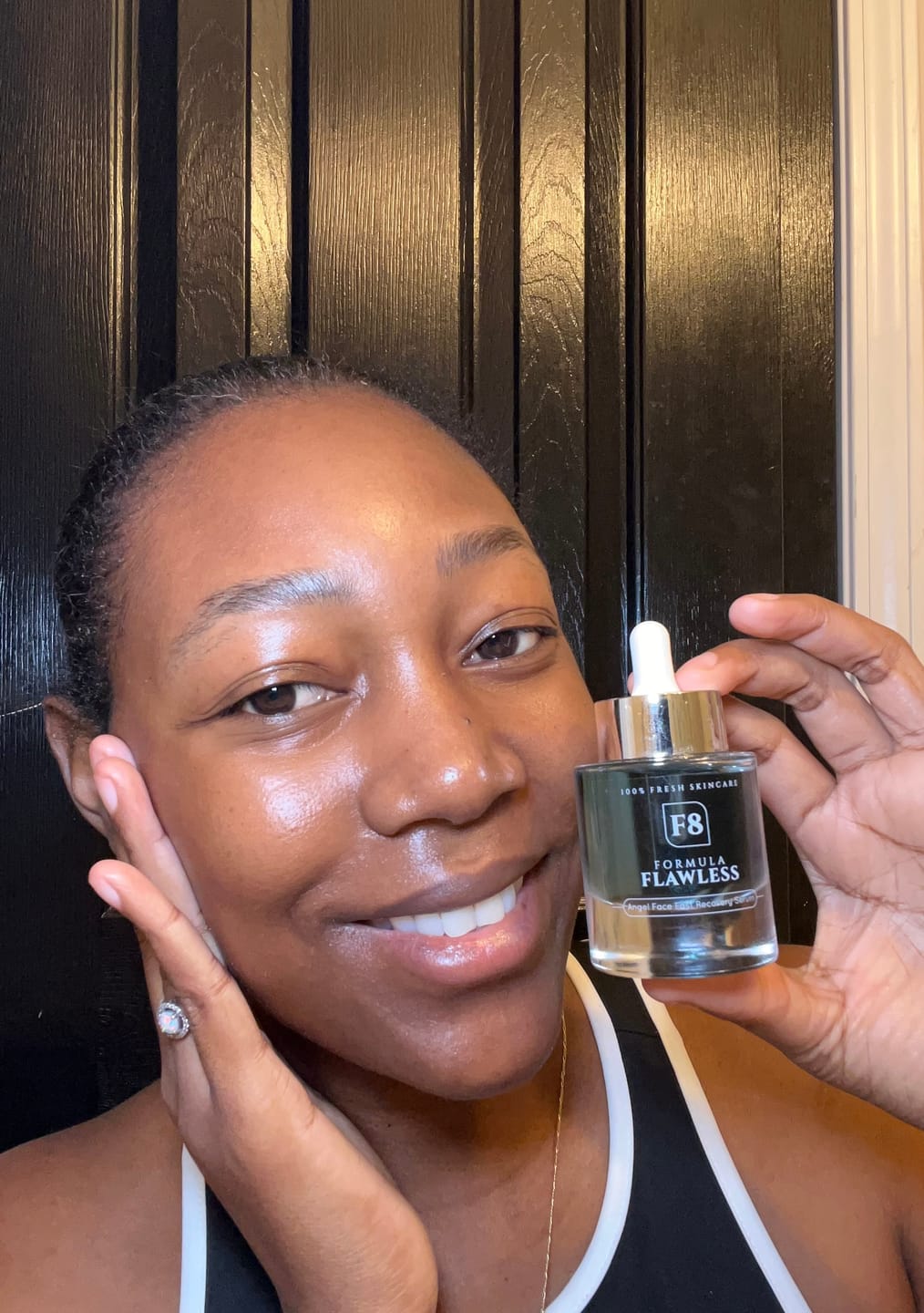 Customer photo review of ACNE & INFLAMMATION INSTANT FACE REFRESH PACK