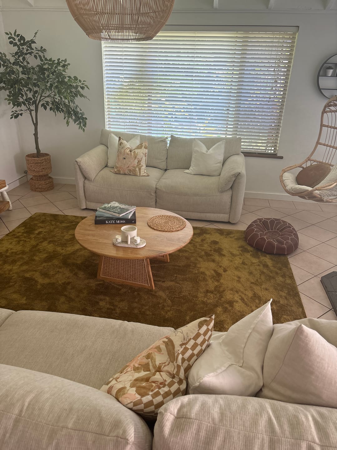 Customer photo review of Resort Gold Rug