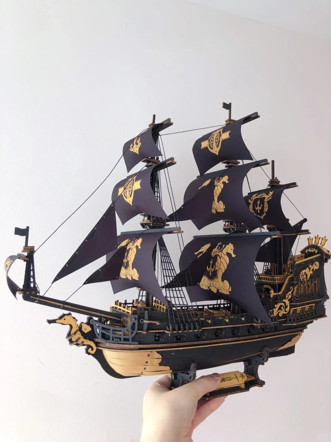 Customer photo review of Seahorse 3D Wooden Ship