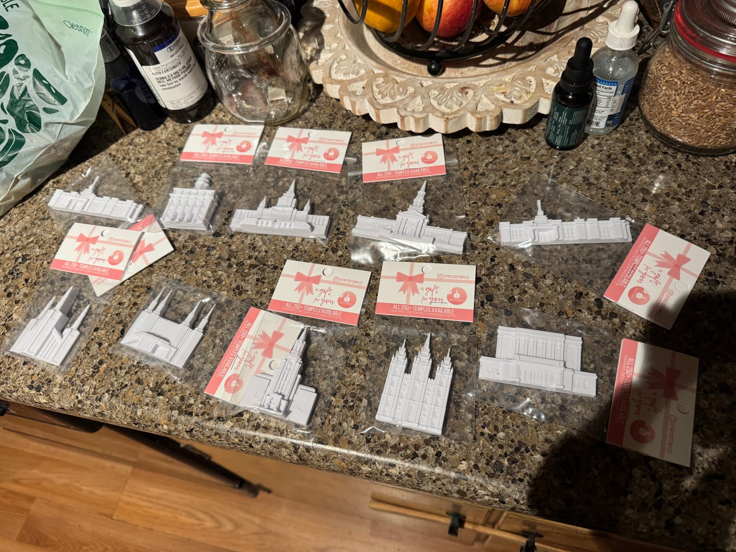 Customer photo review of 10 Temple Magnets - Gift Ready