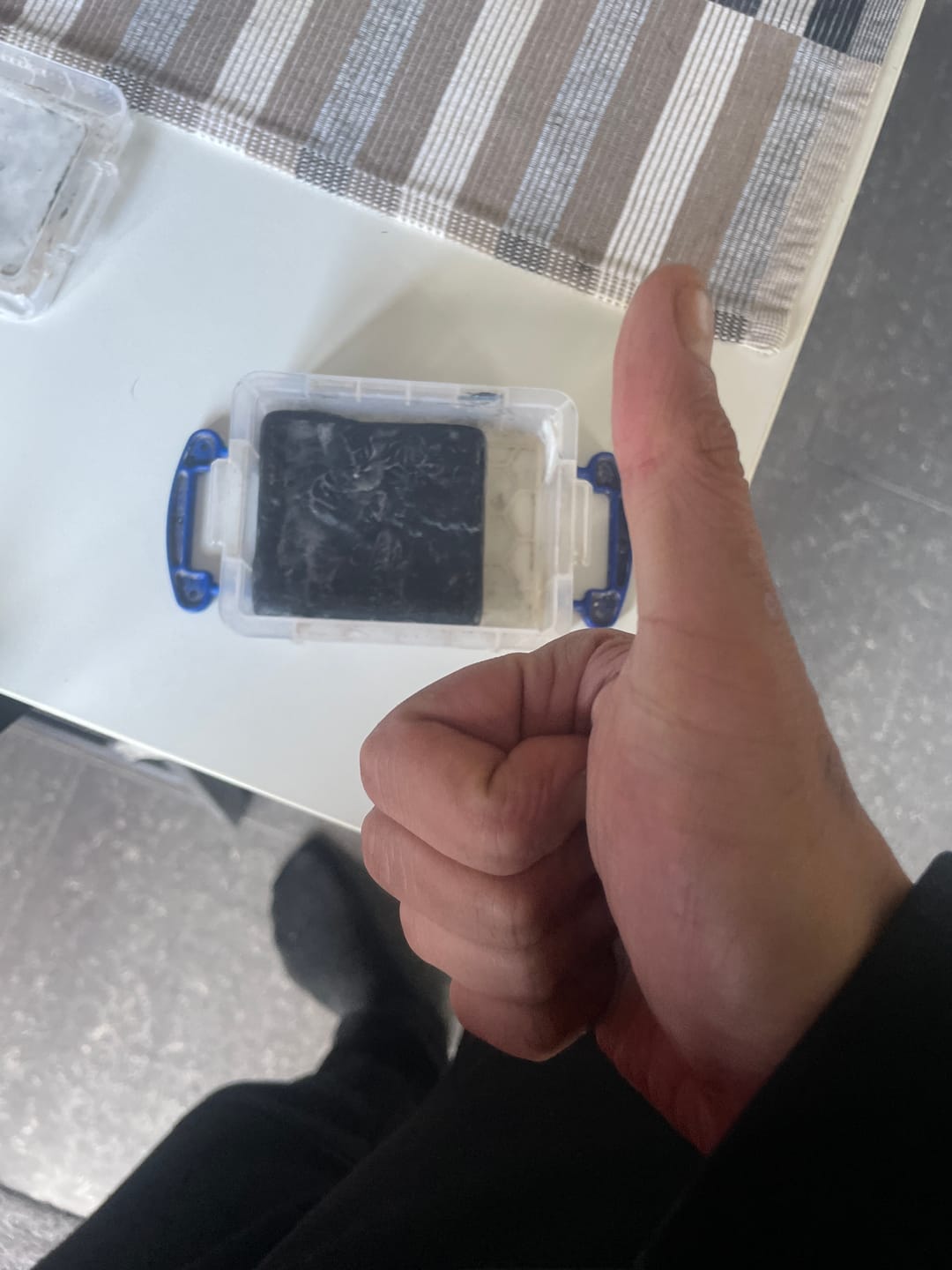 Customer photo review of Tallow & Charcoal Cleansing Soap