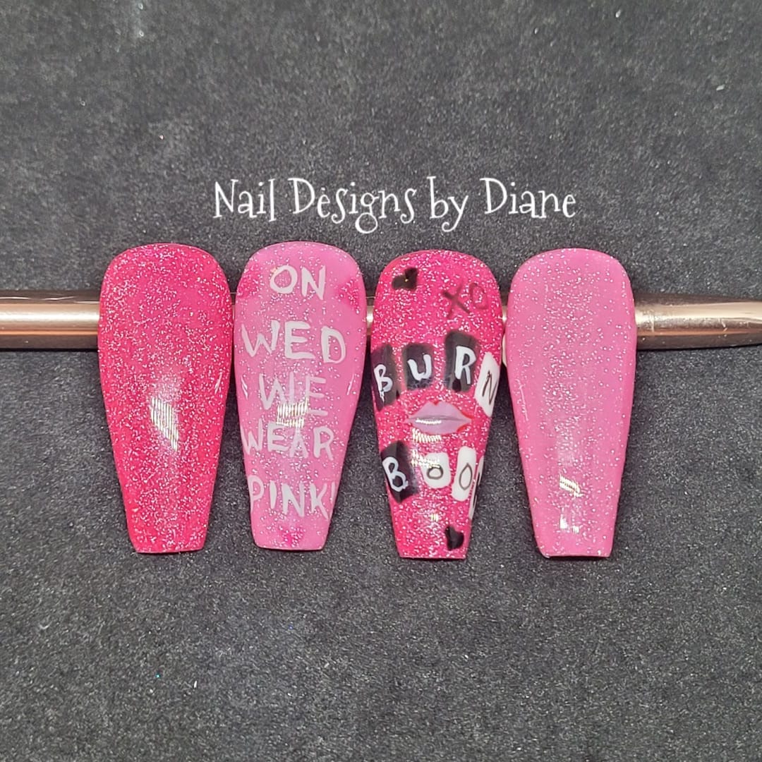 Customer photo review of Kiara Sky Diamond FX Gel Polish - GFX115 Bubblelicious